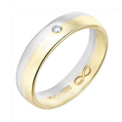 Обручальное кольцо R01-WED-00020-М12566 - Ювелирный бренд Московский ювелирный завод
