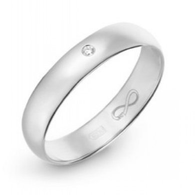 Обручальное кольцо R01-WED-00028-М12571 - Ювелирный бренд Московский ювелирный завод